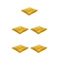 thumbnail image 2 of Wweixi Cushion Pad For Square Chair - Soft And Comfortable Wide Range Of Uses Square Chair Cushion Yellow Checkerboard 5Set, 2 of 6