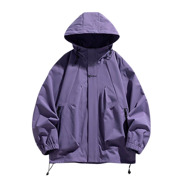 Styesk Jackets for Men Men's Spring And Charge Coat Thin Outdoor Mountaineering And Riding Windproof Work Coat