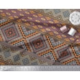 thumbnail image 2 of Soimoi Moss Georgette Fabric Geometric Southwestern Print Sewing Fabric Yard 42 Inch Wide, 2 of 3