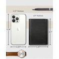 thumbnail image 4 of Trifold Wallets For Men RFID - Leather Slim Mens Wallet With ID Window Front Pocket Wallet Gifts For Men, 4 of 6