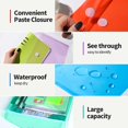 thumbnail image 4 of LEOBRO Dossiers en Plastique pour Documents, 6 Pcs Enveloppes en Plastique, Dossiers Réutilisables Transparents, Sacs de Dossiers, Porte-Documents, Format A4, 4 of 6