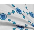 thumbnail image 5 of oneOone Rayon Teal Blue Fabric Block Fabric For Sewing Printed Craft Fabric By The Yard 56 Inch Wide, 5 of 5