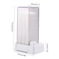 thumbnail image 2 of Cosmetic Cotton Storage Box, Automatic Cotton Pad Dispenser Press Out Makeup  Dispenser Cosmetic Cotton Pad Organizer, 2 of 8