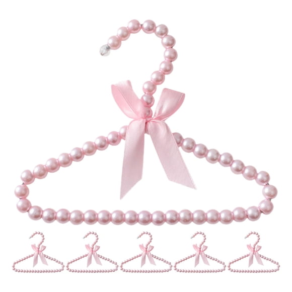 6pcs Cute Plastic Baby Hangers for Closet Baby Girl Hangers Infant Hangers Small Hangers for Clothes Plastic Coat Hanger Organizer