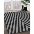 thumbnail image 3 of Ahgly Company Tapis d'Intérieur Lavable en Machine Carré Transitionnel Gris Minuit, 3 Pieds Carré, 3 of 7
