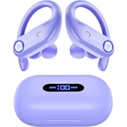 Bluetooth Earphones with 4-Mics and 100 hours of playback time, equipped with a 2200mAh wireless charging case