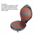 thumbnail image 3 of Non Stick Egg Roll Maker, 1200W Electric Crepe Maker Black  for Home, 3 of 7