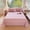 Pink, variant on Polyester Bed Sheets, Solid Color Washable Fiber Sheets, Queen Size 180x230cm, Set of 1