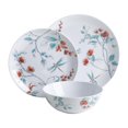 thumbnail image 4 of Martha Stewart Dragonfly White 12-Piece Melamine Dinnerware Set, 4 of 9