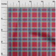 thumbnail image 1 of oneOone Cotton Silk Fabric Madras Check Print Fabric BTY 42 Inch Wide, 1 of 4