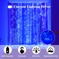 thumbnail image 2 of Amdohai Guirlande Lumineuse de Rideaux Alimentée par USB Décoration d'Éclairage de Rideau pour Rendez-Vous Demande Rassemblement 8 Modes d'Éclairage 118* 118 Po Couleurs Multiples, 2 of 8