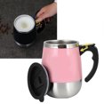 thumbnail image 4 of Water Cup Milk Coffee Stirring Mug, Stainless Steel Electric USB Charging Self Mixing 400ML Capacity, 4 of 8