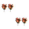 thumbnail image 4 of mmirethe 2x Low Maintenance Realistic Appearance Faux Flowers And Plants Wide Application sunset glow 2Set, 4 of 6