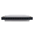 thumbnail image 4 of Stainless Steel 10 Holes Harmonica, Wind Instrument 4.05 X 1.18 X 0.98inch For Beginners Learning Professional Musician, 4 of 8