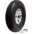 thumbnail image 1 of Hi-Run Ribbed 8" Pneumatic 2.50-4 2PR Wheelbarrow Tire & Wheel Assembly with 5/8" Bushing Pre-Mounted, 1 of 5