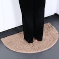 thumbnail image 4 of Carpet - Half Round Bathroom Rug for Comfort Durable Thickened Furry Soft and Machine Washable Bath Mat for Everyday Use, 4 of 7