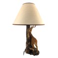 thumbnail image 4 of `Champion` 12 Point Buck Table Lamp with Deer Printed Shade Western Décor, 4 of 5