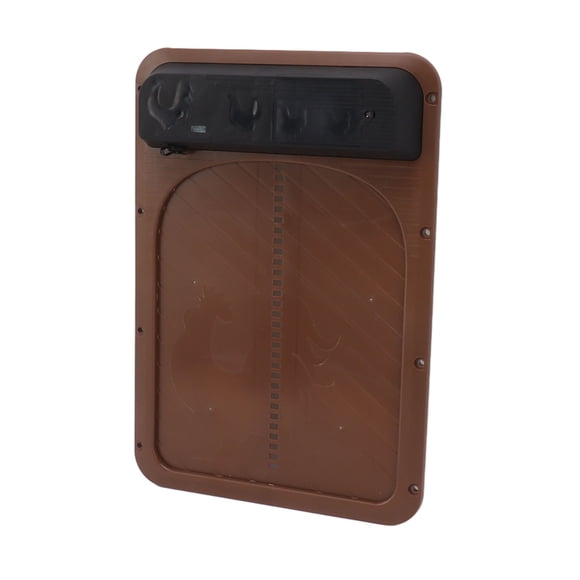 Automatic Chicken Coop Door with Solar Powered Light Sensor and Battery Opener