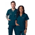 thumbnail image 4 of Sivvan Unisex V-Neck 3 Pocket Scrub Top (Available in 15 Colors), 4 of 7