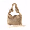 thumbnail image 1 of Women Stylish Handmade Rhinestone Knot Shoulder Bag Storage Pouch for Party, 1 of 10