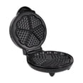 thumbnail image 2 of GROWTH TANK Waffle Maker Breakfast Maker Portable Easy to Clean 1200W Waffle Iron Pancake Maker for Dessert Shop Gatherings Camping Party, 2 of 9
