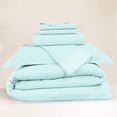 thumbnail image 3 of 800 Thread Count 100% Egyptian Cotton 5 Piece Duvet Set with Zipper Closure & Corner 5 Pc Duvet Set Solid Pattern, 3 of 5