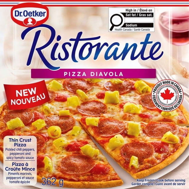 Ristorante Thin Crust Diavola Pizza, Ristorante Thin Crust Diavola Pizza 362g