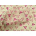 thumbnail image 4 of oneOone Organic Cotton Voile Fabric Triangle Block Print Sewing Fabric BTY 42 Inch Wide, 4 of 4