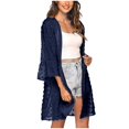 thumbnail image 1 of Nouveaux Hauts pour Femmes 2023 Grande Taille Mode Col Rond Décontracté Manches Longues Chandail en Molleton Imprimé Hauts Blouse Chemise Manches Longues pour Femmes, 1 of 5