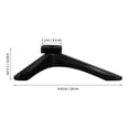 thumbnail image 2 of CHOK 1 Pair Tv Stand Tv Support Base Tv Support Bracket Tv Stand Replacement Tv Stand Tv Stand Legs Tabletop Tv Base Replacement Tv Legs, 2 of 8