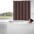 thumbnail image 3 of 150X180CM Bath Curtain Plain Color Bathroom Waterproof Thickened Polyester Bathroom Partition Curtain Door Curtain, 3 of 6