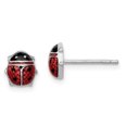 thumbnail image 1 of Boucles d'Oreilles Clous Insecte en Argent Sterling 925 pour Femme, 1 of 6