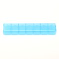 thumbnail image 2 of Travel Repacking Box, Jewelry Storage Box Divide Storage Container 7 Grid Plastic Box  For Store Earrings Necklaces Beads, Finger Rings Blue,Purple,White,Pink, 2 of 8