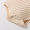 thumbnail image 3 of Kmbangi Barboteuse Tricotée pour Bébé avec Col Rond, Boutons, Haut à Lacets, Pantalon Jogger, 3 of 9