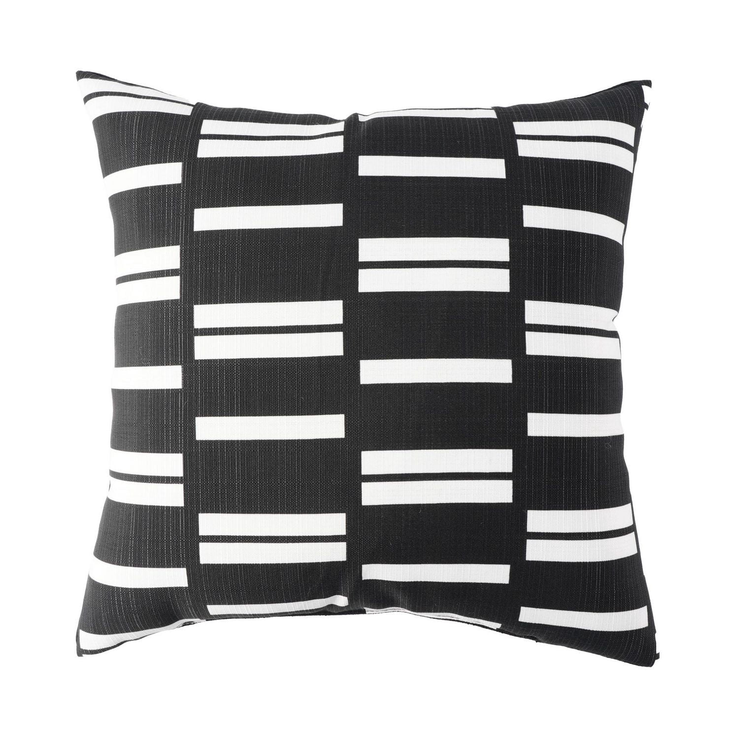 Paquet de 2 coussins décoratifs à imprimé bloc