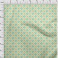 thumbnail image 3 of oneOone Georgette Viscose Fabric Leaves & Geometric Block Fabric Prints By Yard 42 Inch Wide, 3 of 4