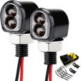 thumbnail image 1 of TSUNG Mini Clignotants de Moto LED Micro Clignotants pour Avant/arrière Universel Petit Indicateur pour Cafe Racer Bobber Cruiser Vélos de Rue (b-Noir), 1 of 8