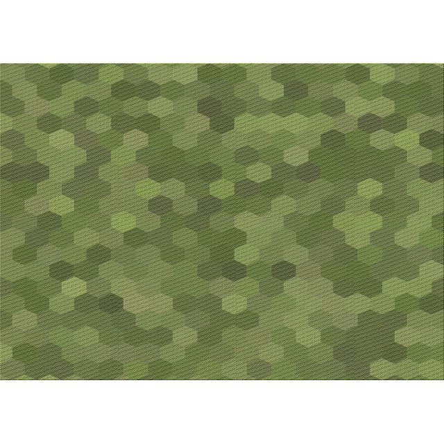 Ahgly Company Machine Washable Indoor Rectangle Transitional Green Onion Green Area Rugs, 2' x 3'