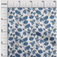 thumbnail image 1 of oneOone Viscose Jersey Fabric Floral Ikat Print Sewing Fabric BTY 60 Inch Wide, 1 of 1