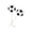 0404-B, variante sur Homekingdee Ensemble de Décoration de Fournitures de Fête du Monde de la Tasse - Assiettes en Papier Jetables Gobelets Nappe pour Fêtes de Jardin à Thème Football Intérieur Extérieur