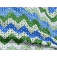 thumbnail image 5 of oneOone Rayon Medium Blue Fabric Chevron Craft Projects Decor Fabric Printed By The Yard 56 Inch Wide-8S, 5 of 5