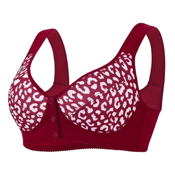 Bra Underwear for Leisure Women’s Front Buttoned Lingerie with Backless Comfort and Adjustable Straps Seamless Cup Design Everyday Wear Supportive and Breathable Top- Style