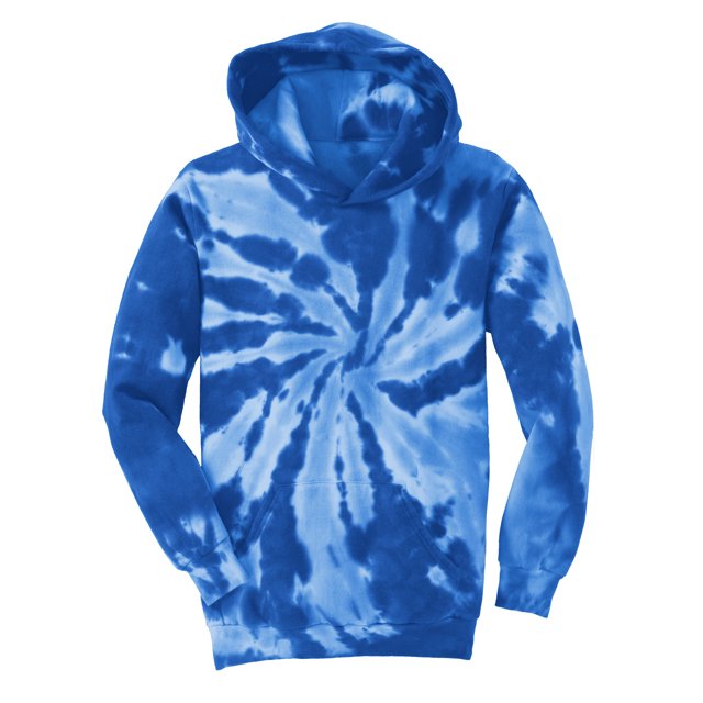 Gravity Threads Youth Tie-Dye Pullover Hoodie - Royal - Small