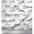 thumbnail image 1 of Soimoi Rayon Fabric Bull Dog Print Fabric by The Yard 42 Inch Wide, 1 of 3