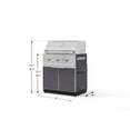 thumbnail image 4 of NewAge Products Outdoor Kitchen Aluminum 2 Piece Cabinet Set with Grill Cabinet and Performance Grill, 4 of 5