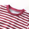 thumbnail image 5 of WRKEKC T-Shirts pour Garçons, Hauts d'Été pour Garçons, T-Shirts de Sport à Manches Courtes Décontractés d'Été pour Enfants à Col Rond à Rayures Imprimées, 5 of 5