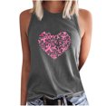 thumbnail image 2 of zanvin T-Shirts de Sensibilisation au Cancer du Sein pour Femmes – Mode Décontractée Femmes Sans Manches Imprimé Col Rond Blouses Hauts T-Shirt, 2 of 5