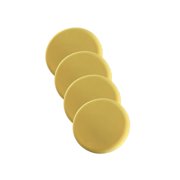 Bar Stool Cushion Round Durable barstool covers Soft Washable for 12-18 inch Chair yellow