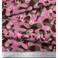thumbnail image 3 of Soimoi Polyester Crepe Fabric Two Tone Camouflage Print Sewing Fabric Yard 52 Inch Wide, 3 of 3