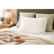 Comfy Bamboo World Bamboo Pillow Standard 20x26 in, Breathable Bamboo Cover with Soft Poly Fill Bed Pillow
